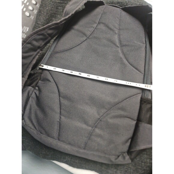 Adidas retro logo 3 Stripe Backpack in Navy - Picture 11 of 12